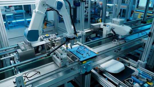 工厂自动化机械臂生产线