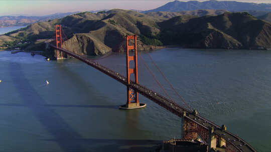 旧金山金门大桥视频素材模板下载