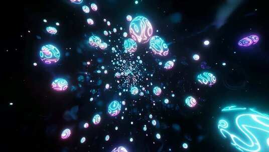 炫彩粒子光效动态背景