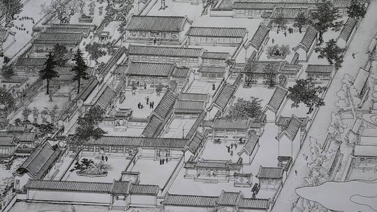 纸上的北京四合院建筑历史文化四合院图