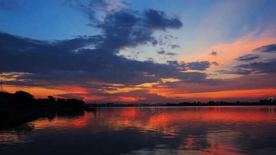 夕阳 晚霞 天空 治愈系 黄昏 唯美