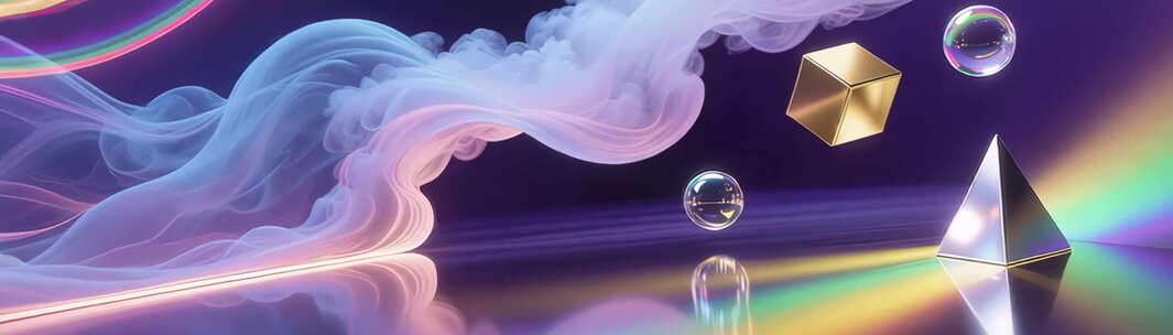 抽象光影3D元素动态素材