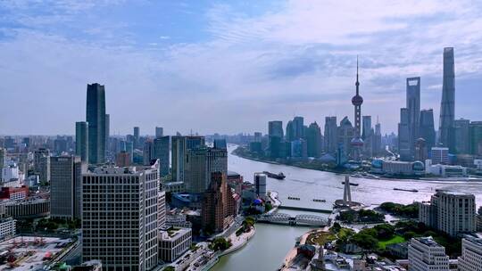 上海苏州河视频素材模板下载