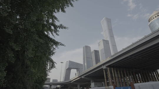 北京商务区 北京国贸视频素材模板下载