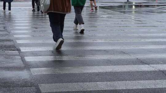 雨天 下雨 城市风光 写意 台风 雨中景色