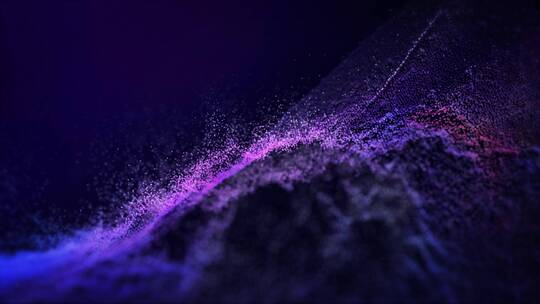 科技感紫色粒子背景