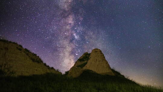 8K35mm大同长城三角楼子银河经典