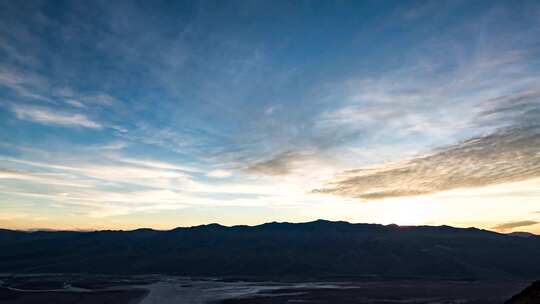 云雾远山夕阳晚霞风云变幻夜景 星辰 星海