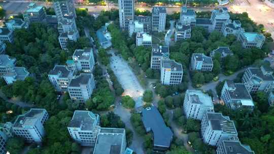 高新区夜景航拍