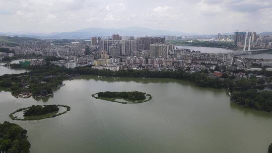 惠州西湖风景区航拍