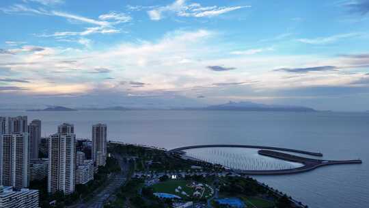 珠海格力海岸航拍大景