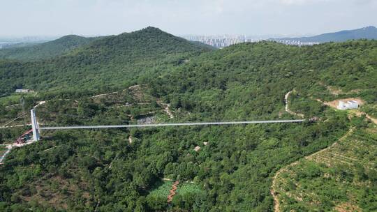 航拍襄阳黄家湾风景区