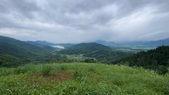 安徽黟县跳伞基地延时摄影