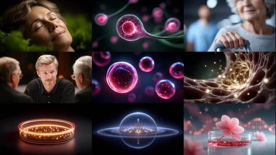 干细胞疗法开启健康未来高清在线视频素材下载