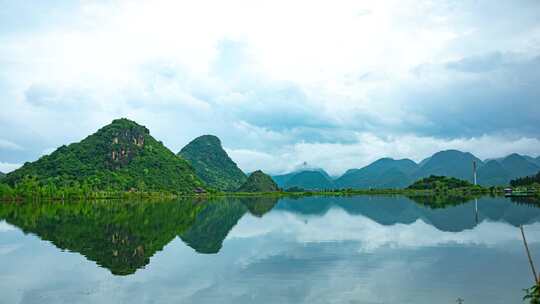 广西桂林山水延时实拍