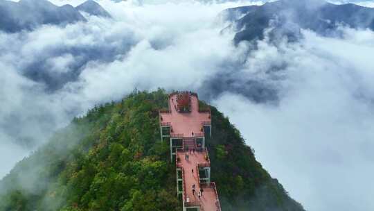 三峡云海视频素材模板下载