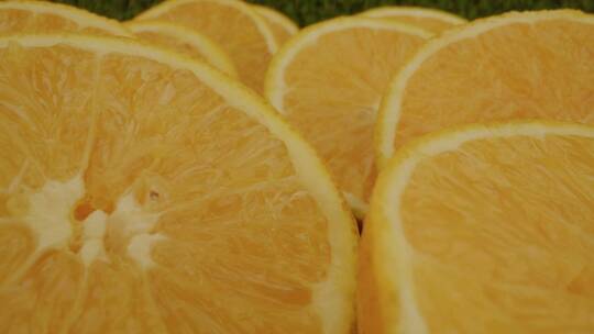 切好的橙子新鲜水果