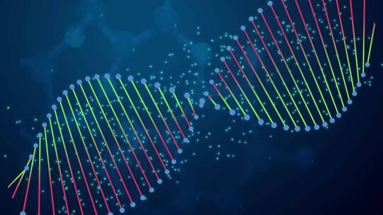 生物科技DNA展示片头AE视频素材教程下载