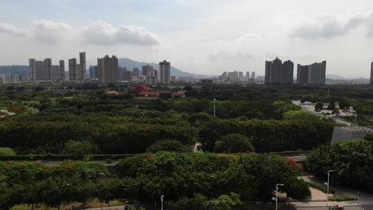 航拍福建泉州城市风光