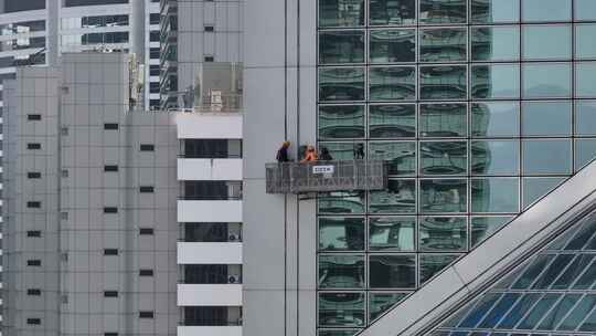 香港中银大厦航拍