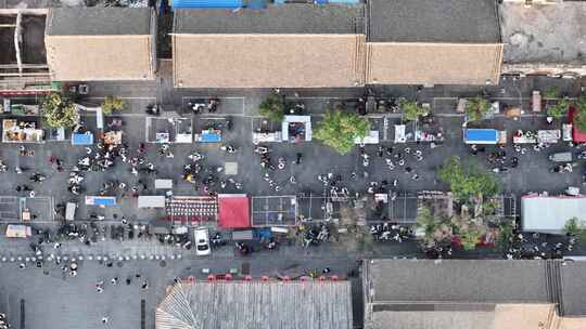 老城区鼓楼夜市美食街人流横移