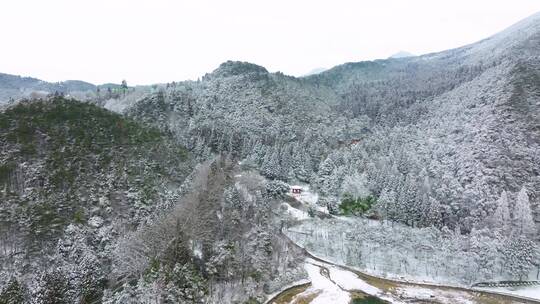 江西九江庐山风景区冬季雪景风光