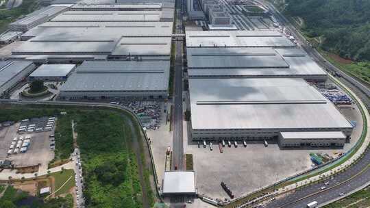 深圳深汕比亚迪汽车工业园小漠整车园航拍