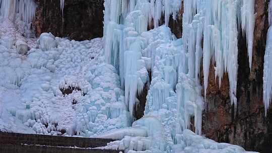 沕沕水 沕沕水景区 沕沕水冰瀑  冰川