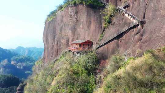 广东冬天丹霞山山水风光六