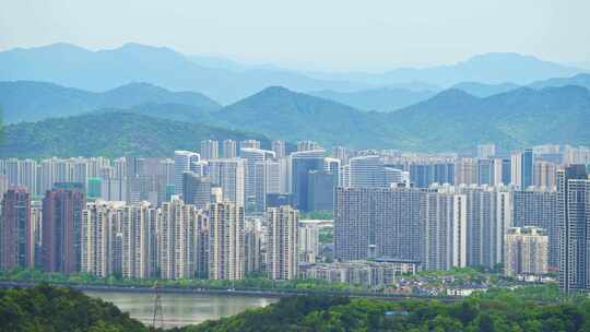 杭州滨江萧山区城市建筑风景