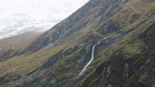 喜马拉雅山，山脉，风景，薄雾