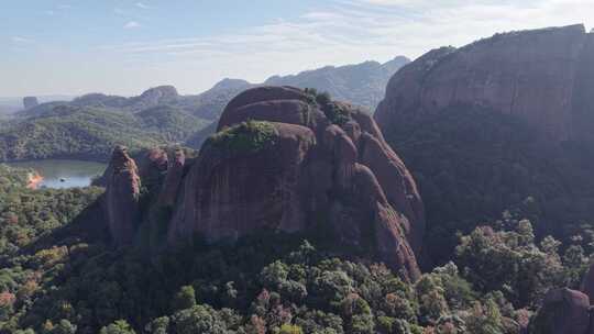 江西弋阳龟峰风景名胜区航拍