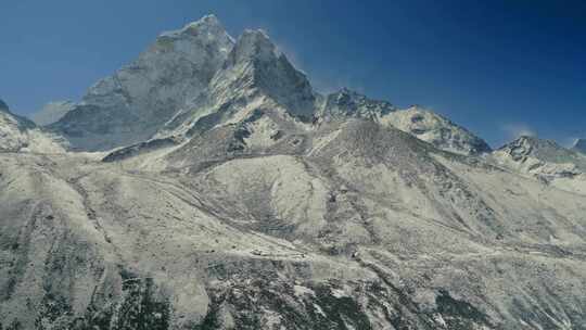 雪山，喜马拉雅山，雪，雾