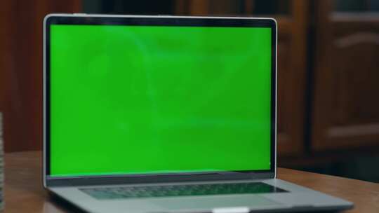 绿屏、笔记本电脑、电脑