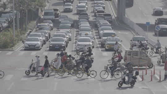 繁华都市 城市白领上班