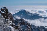 黄山雪景云海延时高清在线视频素材下载