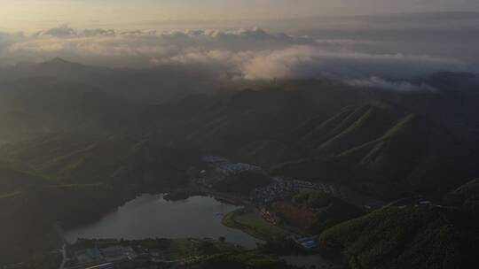 航拍乡村振兴 乡村旅游 乡村环境