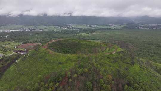 腾冲火山地热国家地质公园航拍