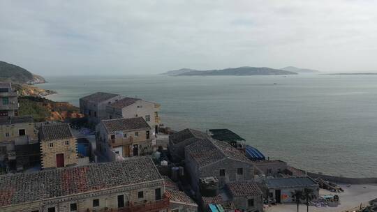 福建福州平潭岛北港村海景自然风光