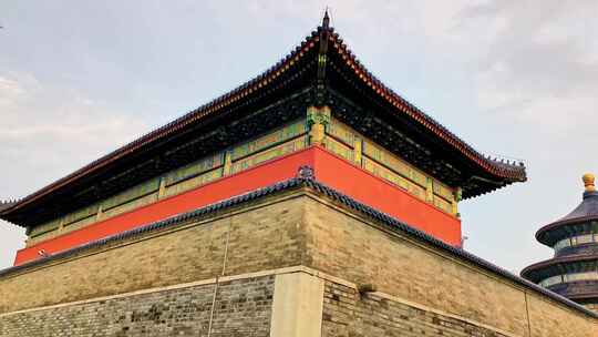 中国北京天坛公园天坛祈年殿明清古建筑