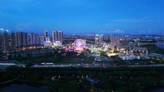 佛山顺德市区 欢乐海岸夜景