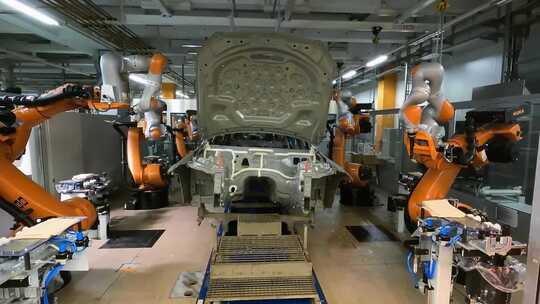 自动化机械臂汽车工业制造、精密加工工业