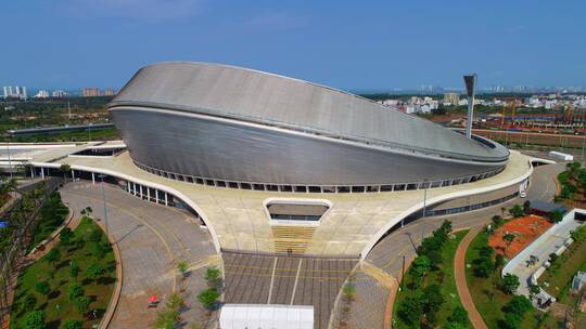 海口五源河体育馆蓝天体育运动场所足球场5