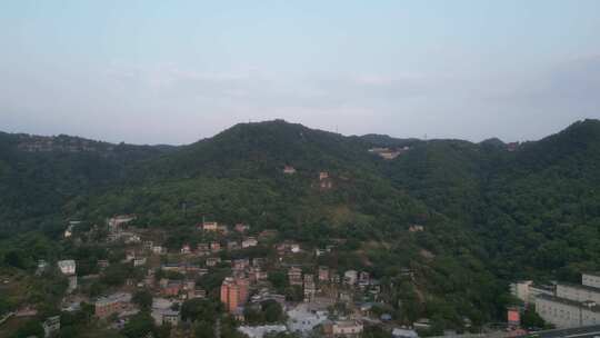 航拍重庆涂山景区