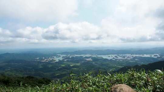 千岛湖多云远景