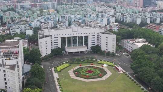 广东中山市政府航拍