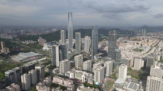 暴雨将至的城市