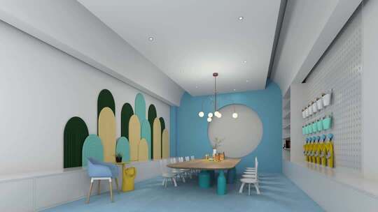 现代幼儿园教室设计空镜合集