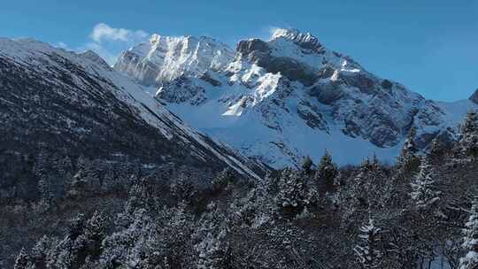 雪山航拍素材