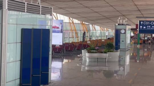 北京首都国际机场T3航站楼视频素材模板下载
